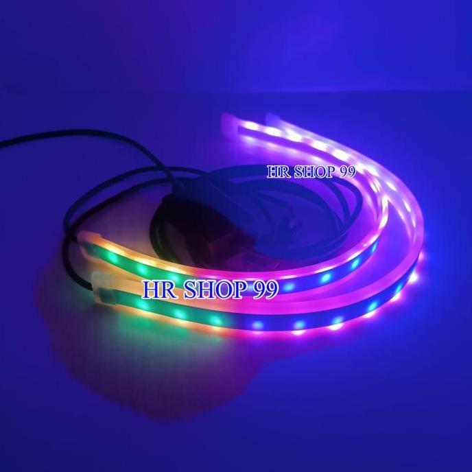 LAMPU LED ALIS SLIM 30CM REMOTE RGB SEN SEIN RUNNING FLEXIBLE
