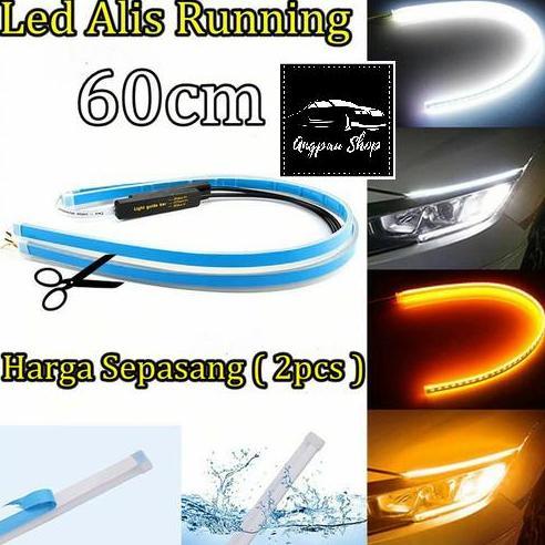 DRL LAMPU LED ALIS 60 CM 12V WELCOME LIGHT SIGN SEIN RUNNING DRL