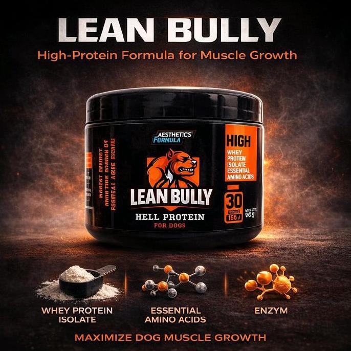 Suplemen / Vitamin Otot Anjing Lean Bully Hell Protein