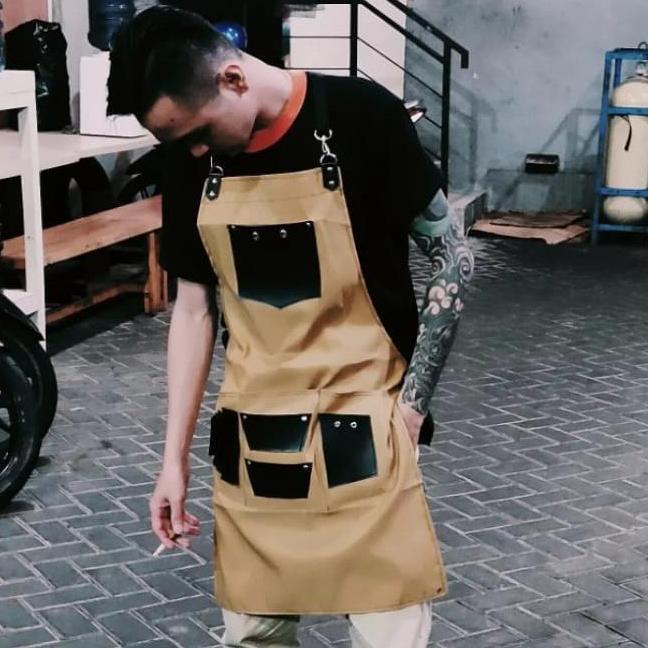 Celemek/Apron Barbershop/Barista/Caffe/Coffe Shop