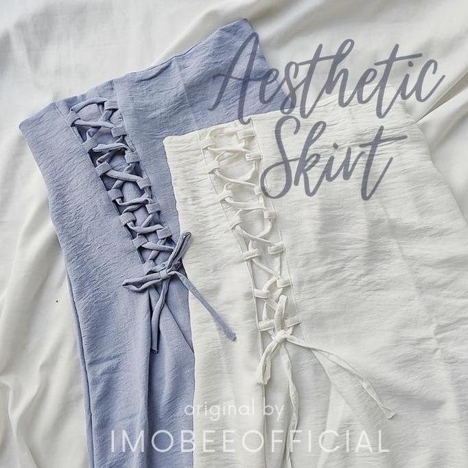 FREE ONGKIR ROK AESTHETIC TALI SIMPUL CRINKLE AIRFLOW