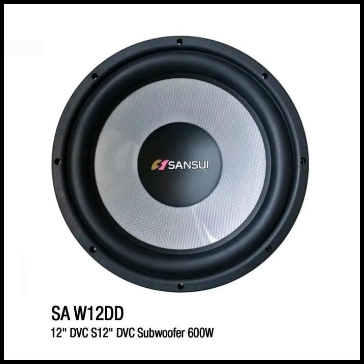 TERMURAH SUBWOOFER SANSUI 12 INCH / SUB SANSUI 12 INCH SA W12DD