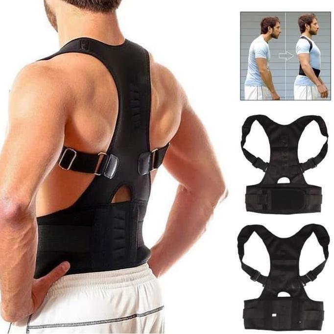 Promo Magnetic Ortopedi Support Belt Rompi Postur Punggung Korektor Diskon