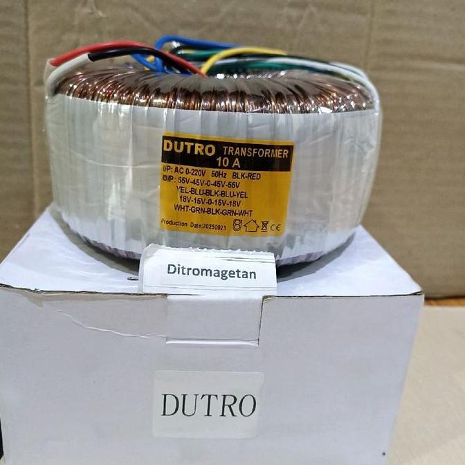 Trafo 10 Ampere Ct45 Trapo 10A / Dutro Ct 55 Toroid Torodial Trafo Donat 10 Ampere Kualitas Terbaik 