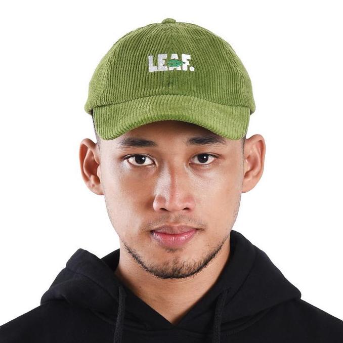 LEAF OG Logo Corduroy Light Green Dad Cap