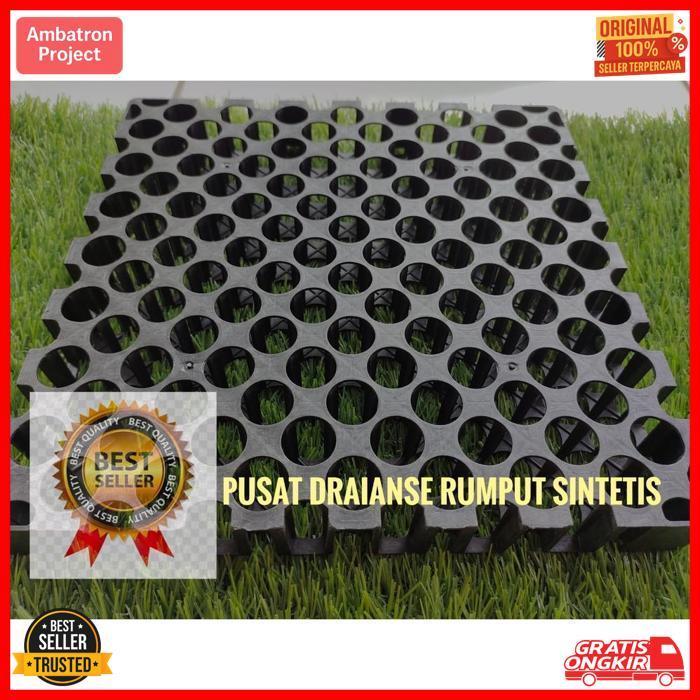 Original Promo Resapan Rumput Sintetis Ukuran 1X1 Meter- Drainase Cell - Alas Karpet Rumput Per 100X