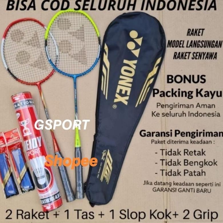 CUCI GUDANG TERBARU Raket badminton raket bulutangkis || lengkap Best produk