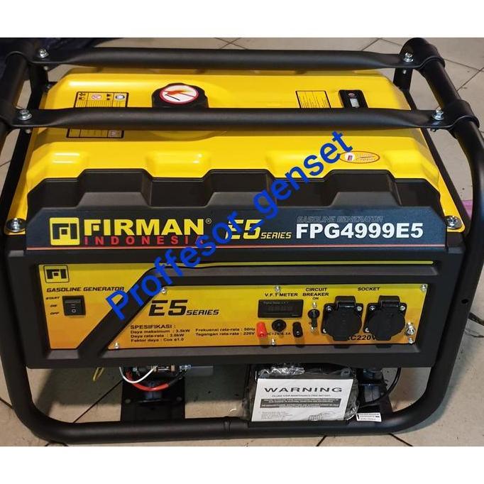 Genset 3500 Watt Gasoline Firman Fpg4999E5