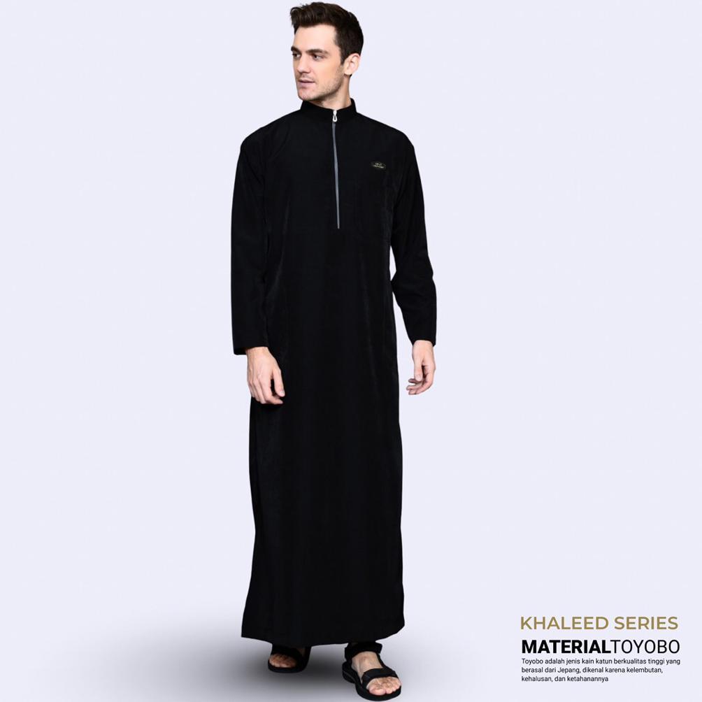 TERMURAH Jubah Slimfit Hitam Toyobo Terlaris Gamis Putih Polos Pria Gamis Pria Khaleed Gamis Hitam P