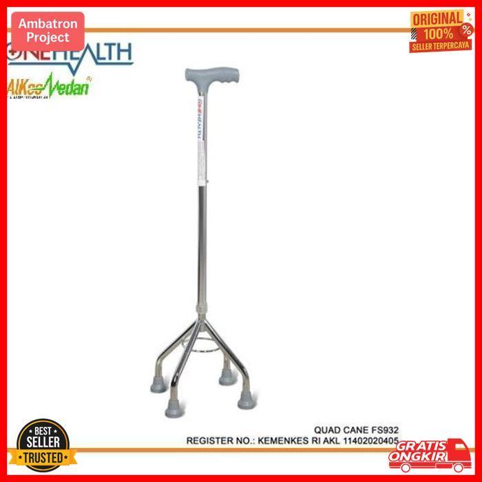 Sale Tongkat Kaki 4 Onehealth Fs 932/ Alat Bantu Jalan Alkes Medan