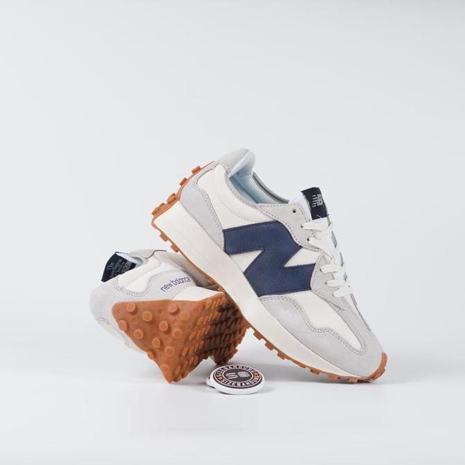 Sepatu New Balance 327 White Navy