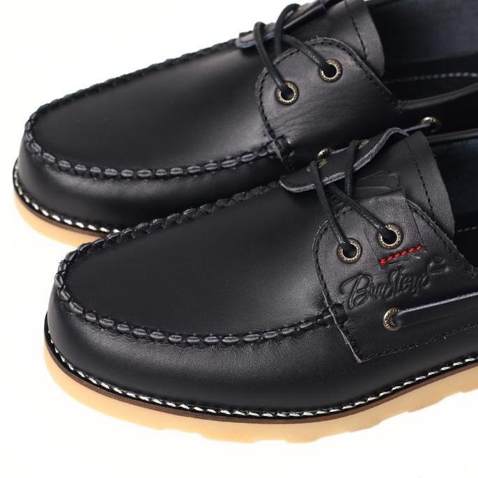 Bradleys Zapato Inc Black - Sepatu Kulit Kasual Classic Loafer Pria Model Zapato