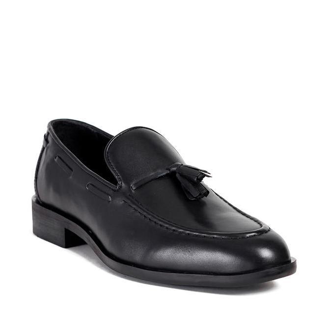 Prabu - Cala 3.0 Crystal Black Sepatu Slip on Pria - Hitam Loafers Flat Shoes