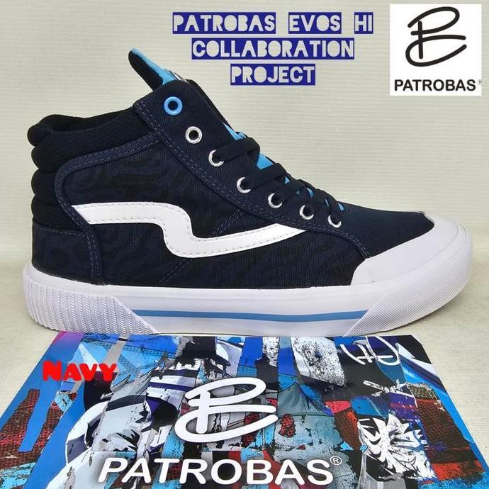 Sepatu Patrobas x EVOS Hh Navy Orinal | Sneakers Pria Wanita
