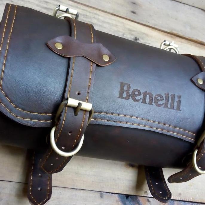 tas motor tabung leather ,tas kulit tabung