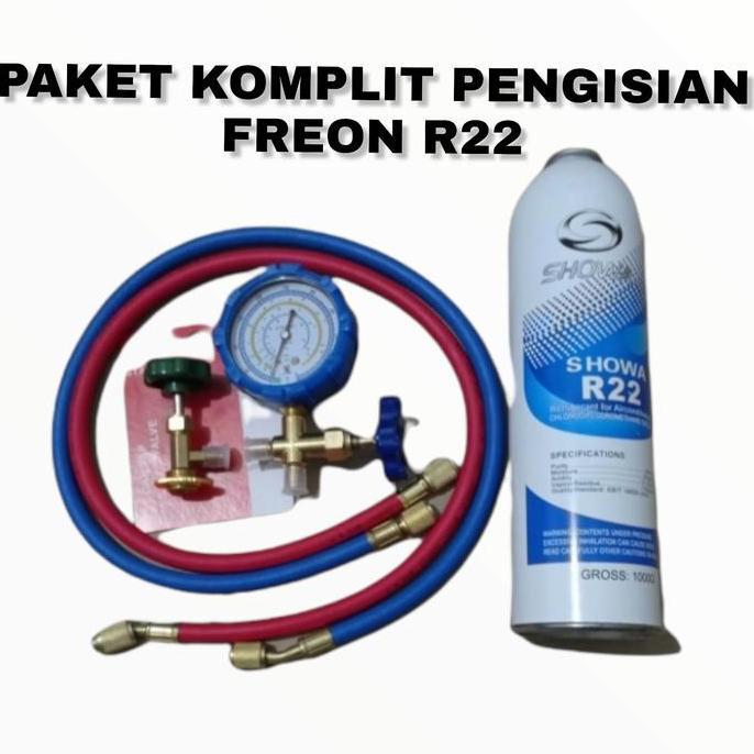 Paket Pengisian Freon R22 Komplit Hemat