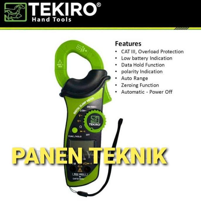 TANG AMPERE TEKIRO DIGITAL CLAMP METER