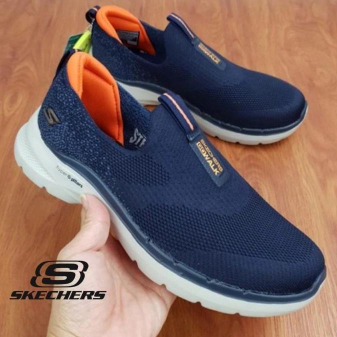 Sepatu Slip On Pria Skechers GOWALK 6 HYPER PILLARS Orinal