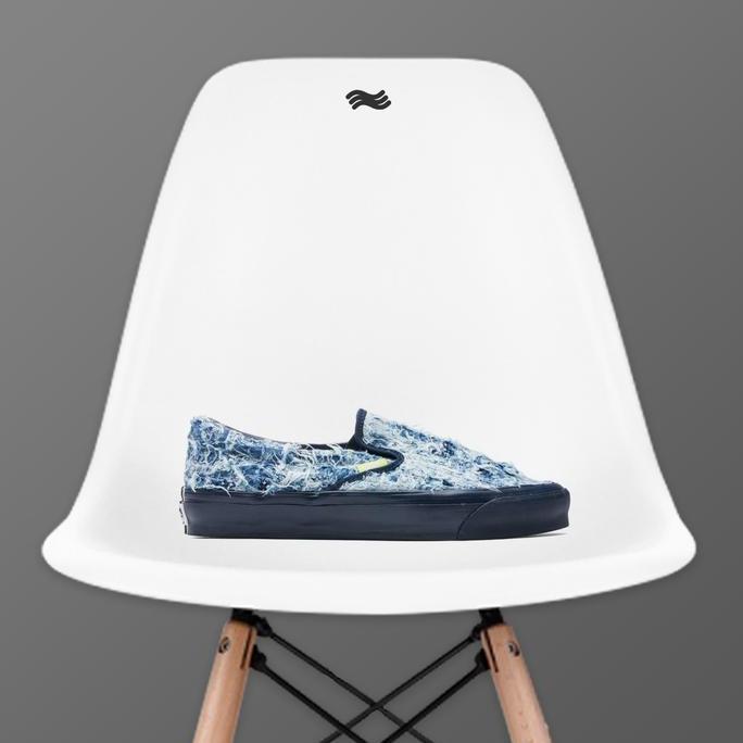 Vans x FDMTL Slip-On LX Distressed Denim