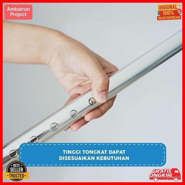 Murah Sella Tongkat Jalan Orang Tua Kaki 4 Alumunium Kemenkes/Tongkat Jalan Alat Bantu Jalan Kaki 4 