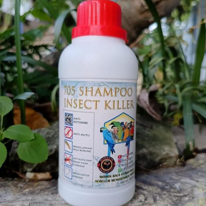 Tqs Shampo Burung 705 Insect Killer Sampo Basmi Kutu Burung Dan Melembutkan Bulu Semua Burung