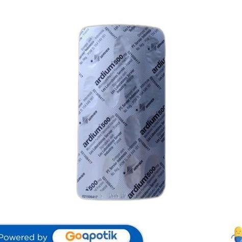 Ardium 500 Mg Strip 15 Tablet Original