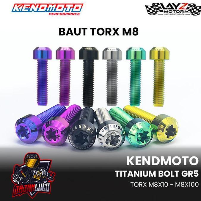 Kendmoto Baut Titanium Torx M8 Best Quality