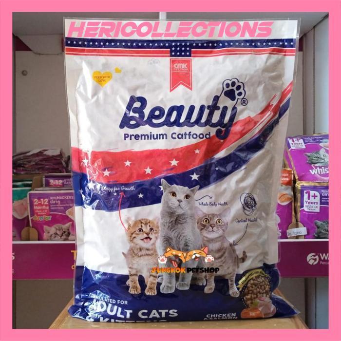 Er-79 Makanan Kucing Beauty Cat Food Kitten Adult Repack 1 Kg Er-79