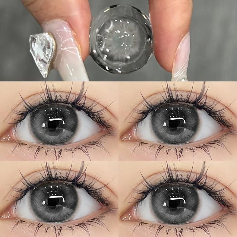 TERLARIS` COD1 pasang lensa kontak warna diameter 14.5 MM softlens dubai softlens soflen mata soflen