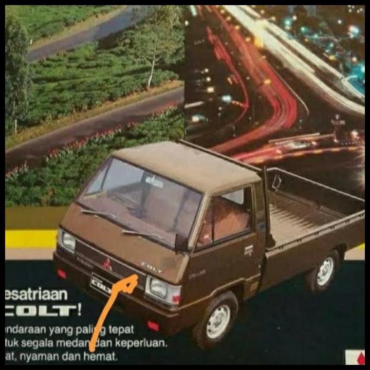 BEST DEAL GARNIS/GRILL DEPAN MITSUBISHI L300 LAMA ORIGINAL NOS