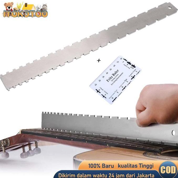 Guitar Neck Notched Straight Edge Fret Ruler Rocker Luthier Tool
