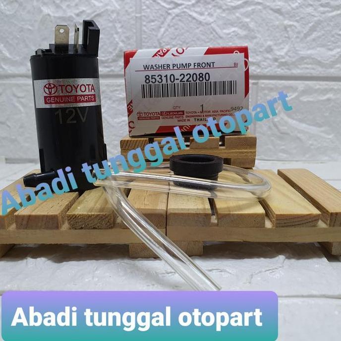 Promo Motor washer kijang 5k pompa air wiper kijang 5k(+selang) Diskon