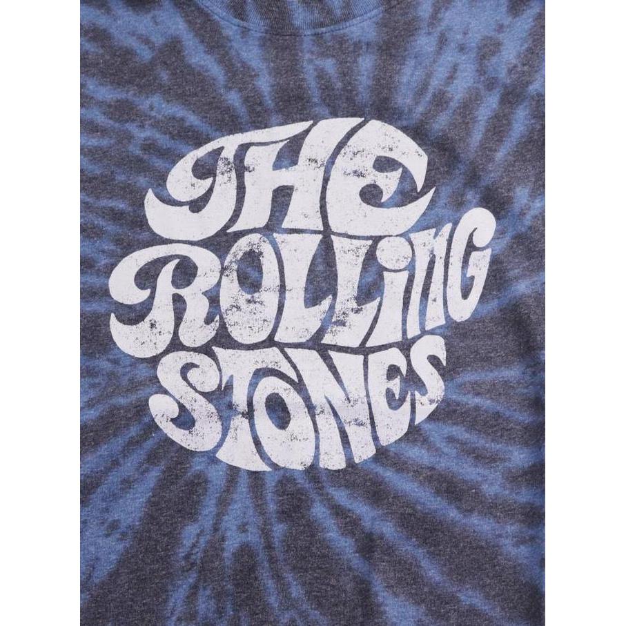 Kaos Baju Tshirt Tie Tye Dye Rock Musik ROLLING STONES Ori 70S Logo