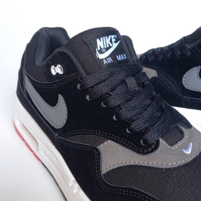 Air Max 1 Black Oil Grey Red
