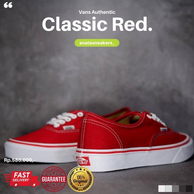 Vans Authentic Red