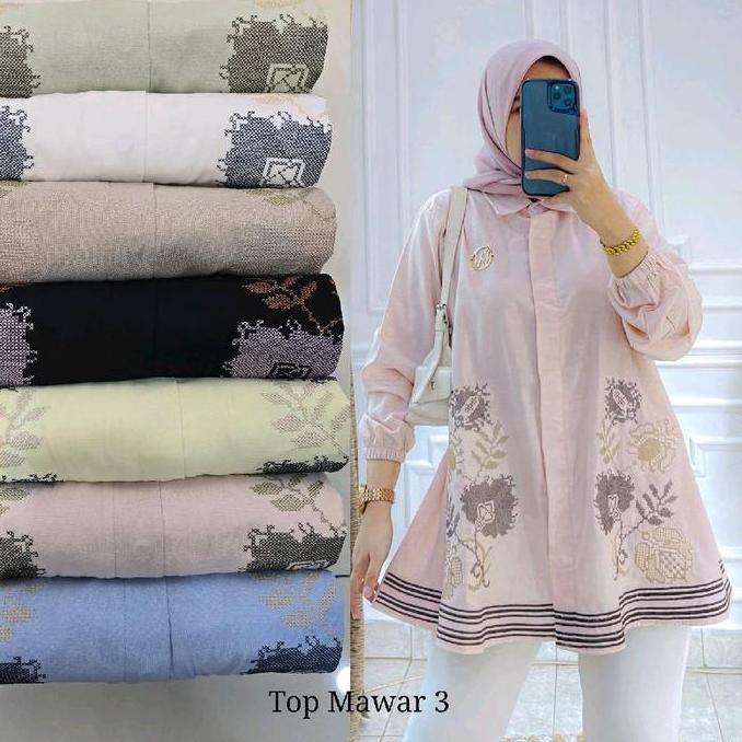 Winody Atasan Top Mawar 3 Blouse Winody