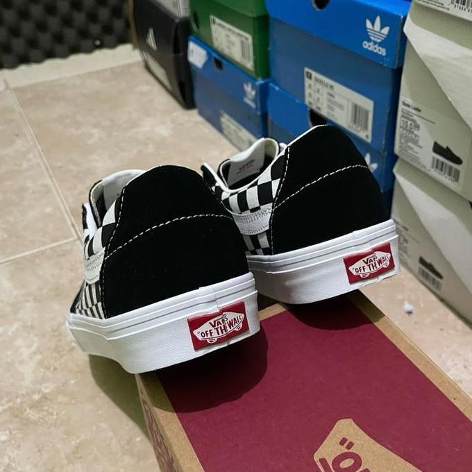 Vans sk8 low checkerboard black white (Resmi PT NAVYA)
