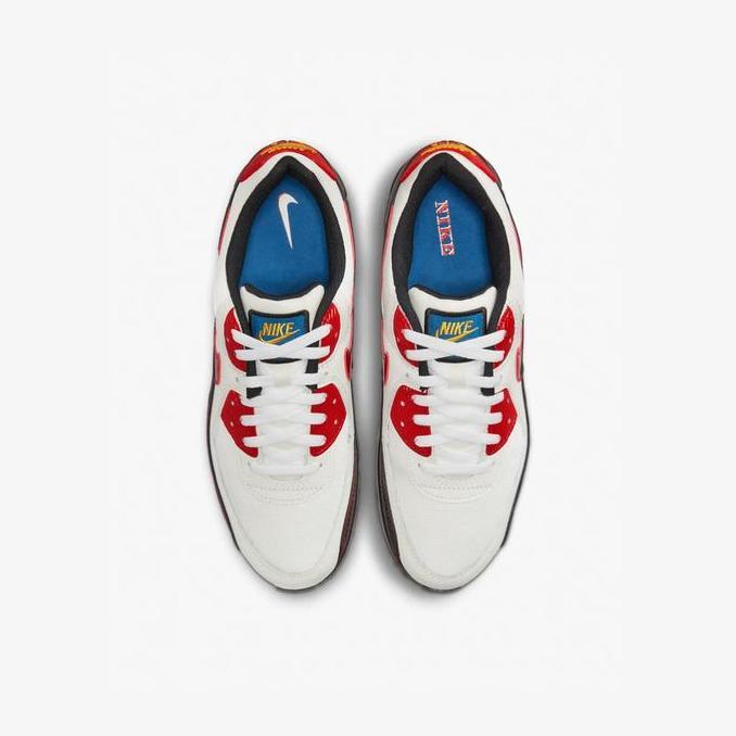 Nike Air Max 90 SE Sail Red Men Orinal Resmi BNIB