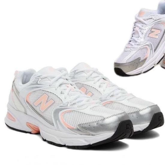 Sepatu NB NEW BALANCE 530 White silver pink