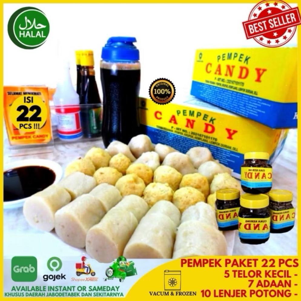 PEMPEK CANDY ASLI PALEMBANG PAKET A EMPEK EMPEK