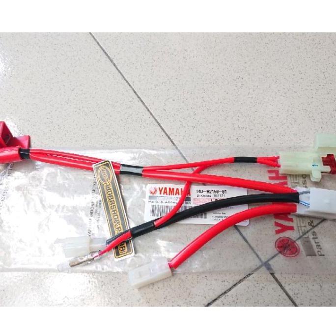 Kabel Plus Accu Aki Dinamo Bendik Relay Stater Mio Soul Fino Old Lama Karbu 2008 - 2013 Ori Ygp