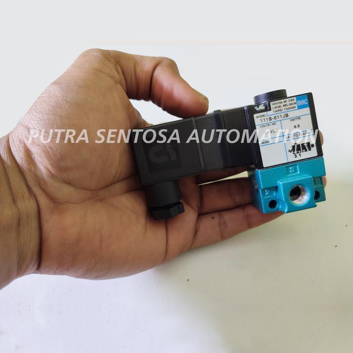 Small 3-Way Universal Solenoid Valve 1/8" Mac 111B-611Jb Original Dan Terpercaya