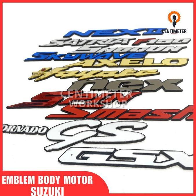 FREE ONGKIR EMBLEM BODY MOTOR  SUZUKI