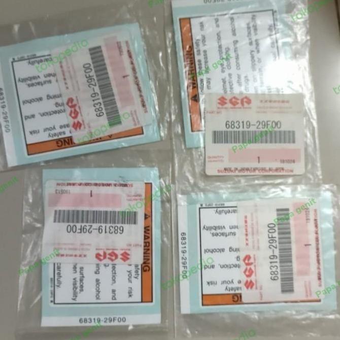 stiker sticker warning skywave hayate