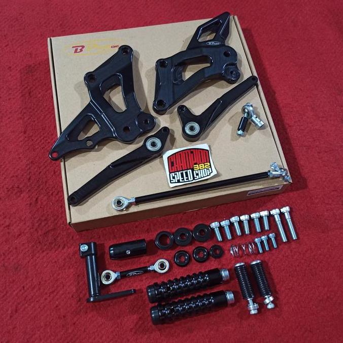 Footstep Step Underbone Racing BPRO 3D Hitam Ninja 150 SS ZX 150 ZX150