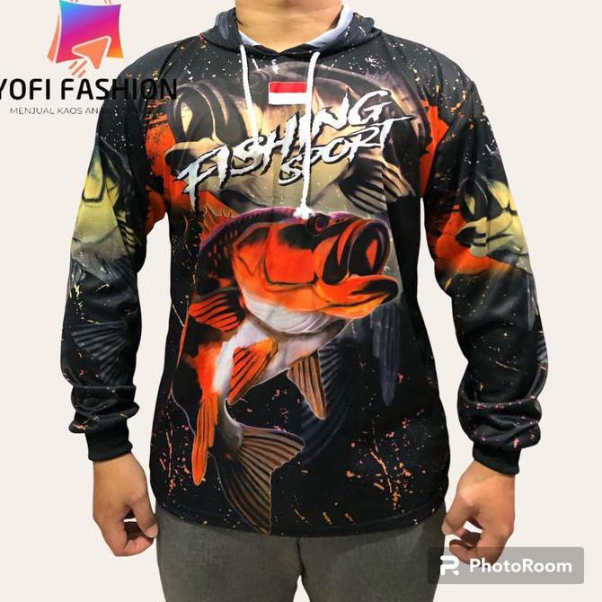 Promo Baju Mancing | Sersey Mancing Lengan Panjang Cod