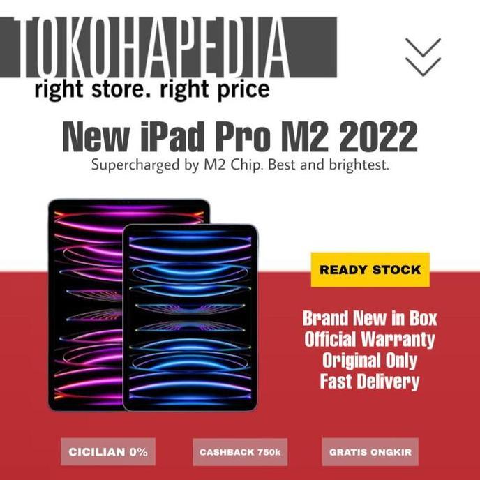 Apple iPad Pro M2 Chip 11" 2022 128GB / 256GB / 512GB / 1TB / 2TB