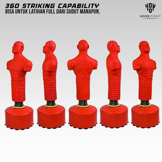 Samsak Berdiri Manusia Boxing Bob 170cm Boxing Bob Dummy Samsak Berdiri Manusia Hook Patung Boxing B