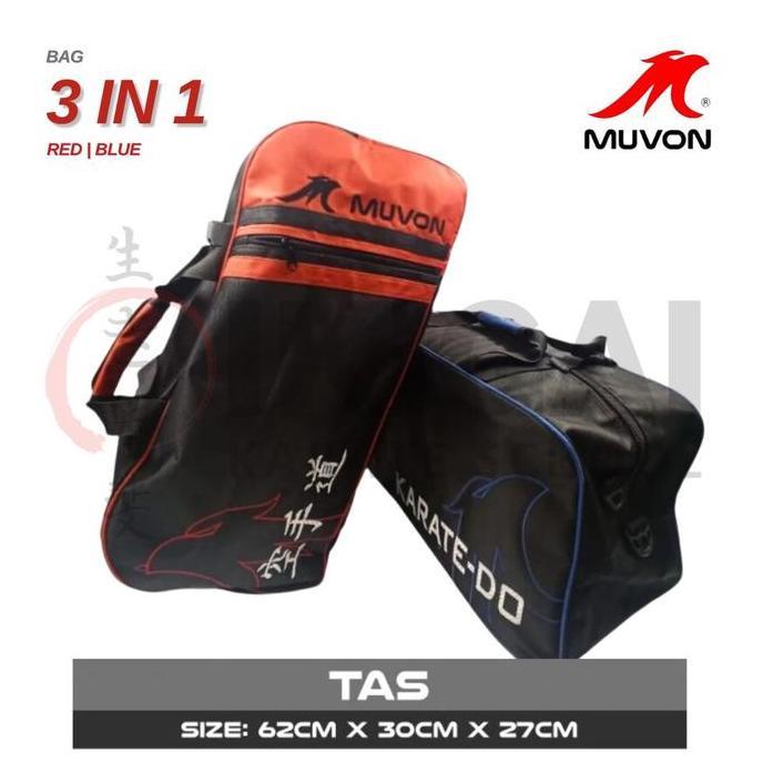 MUVON 3-IN-1 BAG Tas Perlengkapan Karate