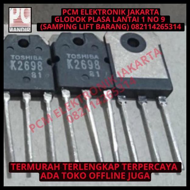 BEST DEAL TRANSISTOR MOSFET FET K2698 2SK2698 K 2698 TOSHIBA ORI ASLI ORIGINAL 
